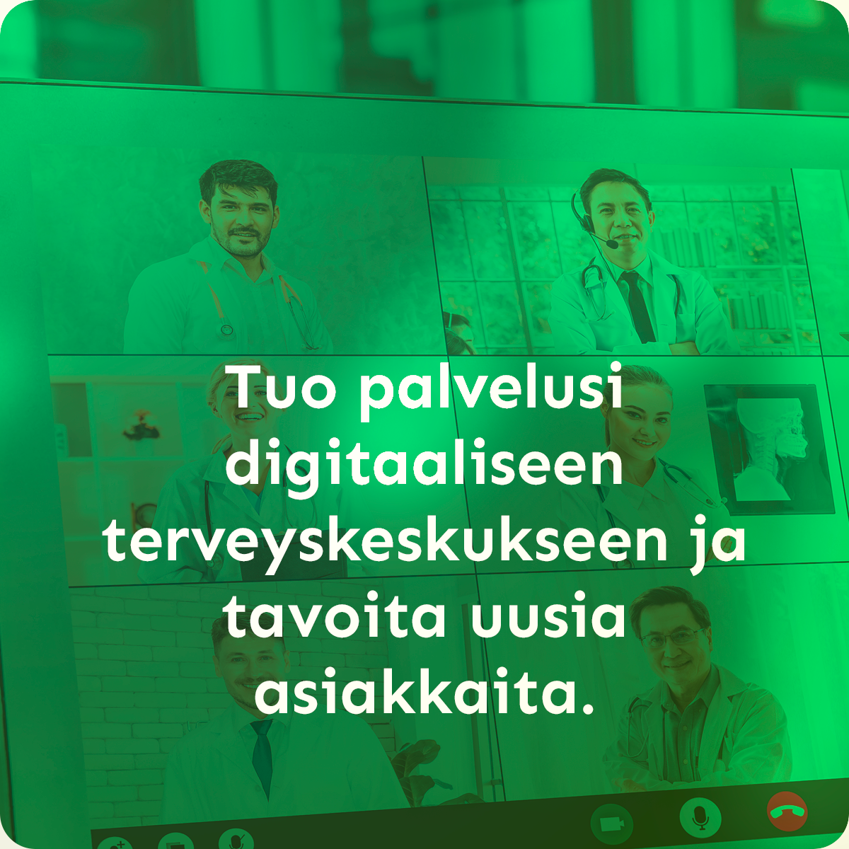 Tuo palvelusi digitaaliseen vastaanottoon ja tavoita uusia asiakkaita Tuo palvelusi digitaaliseen vastaanottoon ja tavoita uusia asiakkaita